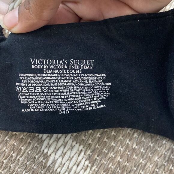 Victoria’s Secret lined Demi size 34D - Picture 4 of 6